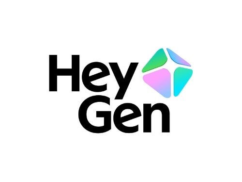 HeyGen logo representing a video platform for creating talking presenter videos and virtual spokesperson content.