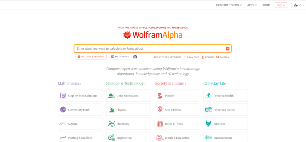 Wolfram|Alpha